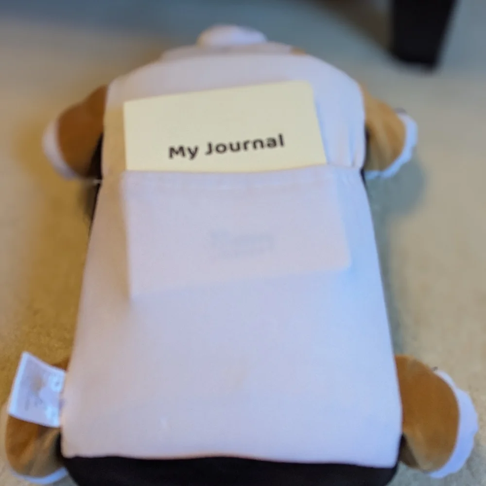 Memory mates Bernie bernese mountain dog journal plush pillow diary Stuffed Toy